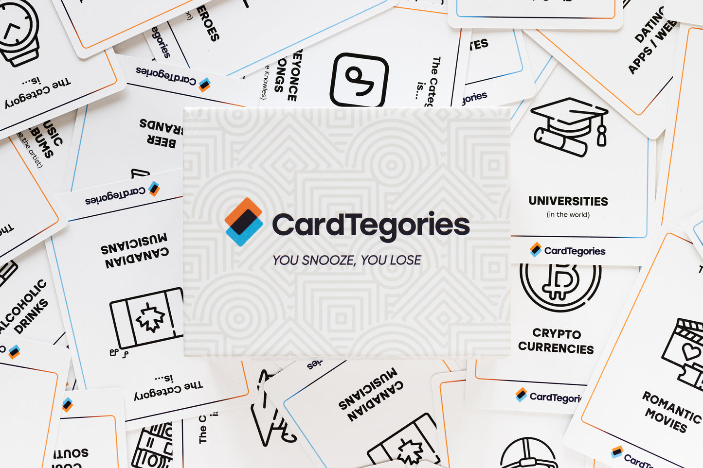 CardTegories Card Game: You Snooze, You Lose